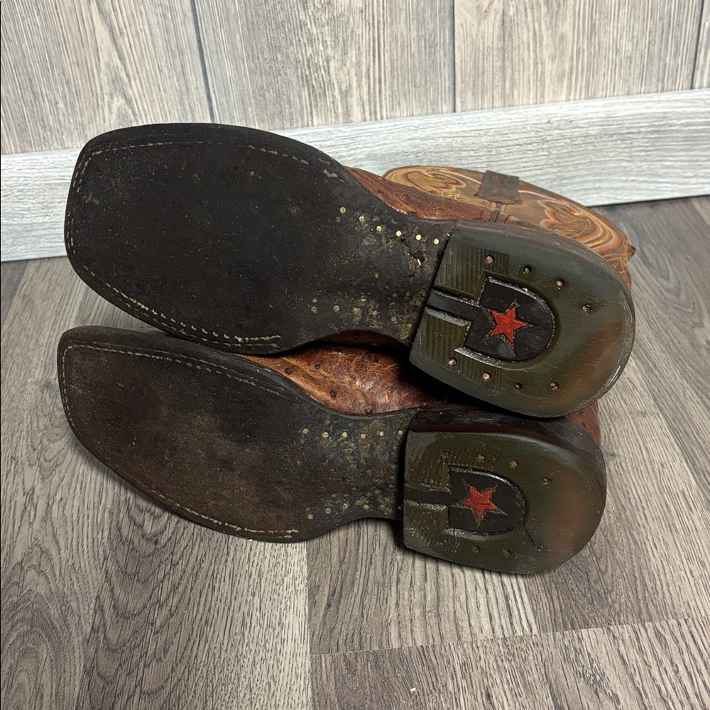 Brown Leather Western Boots - Picture 7 of 7